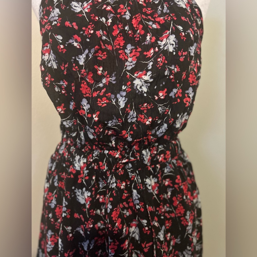 Universal Thread Floral Sleeveless Maxi Dress - Black and Red.Size Medium. - Picture 5 of 11